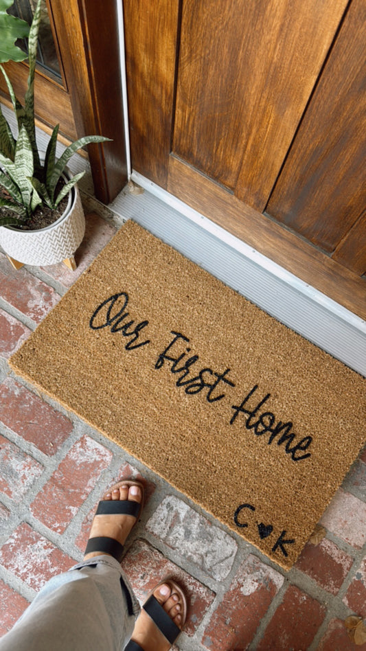 Our First Home Doormat