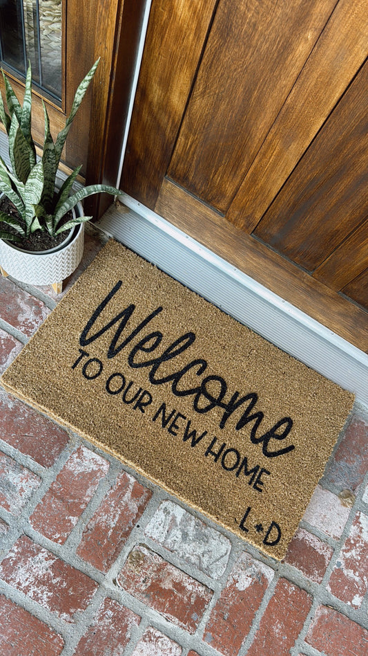 Welcome to our New Home Doormat