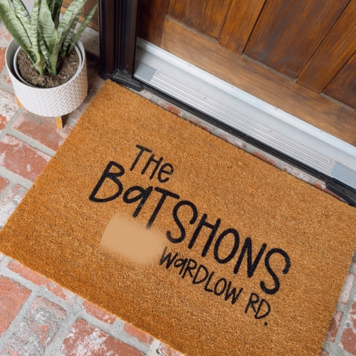 The Last Name Address Doormat
