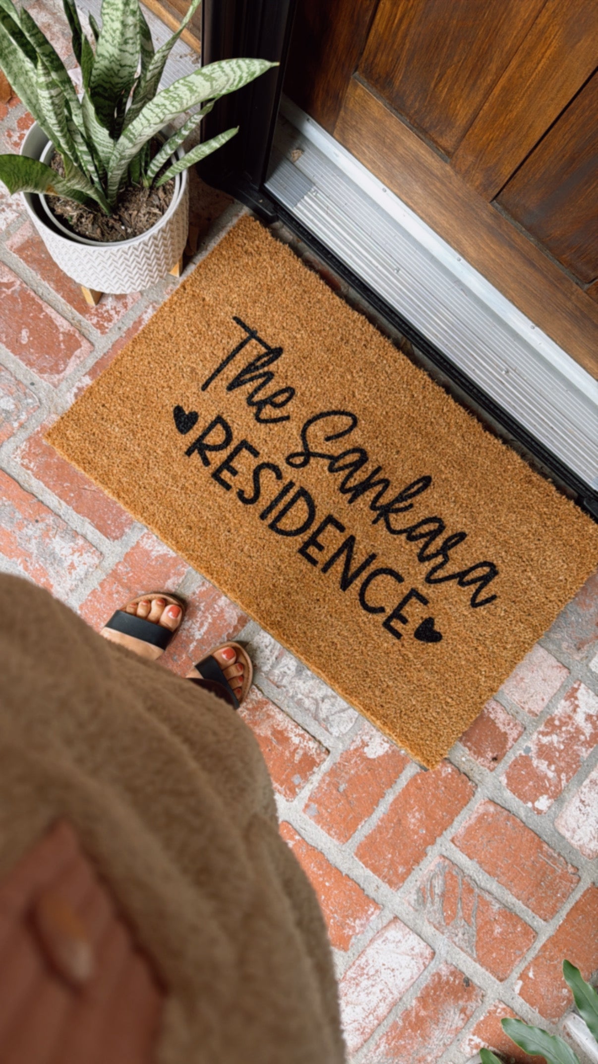 The Last Name Residence Doormat