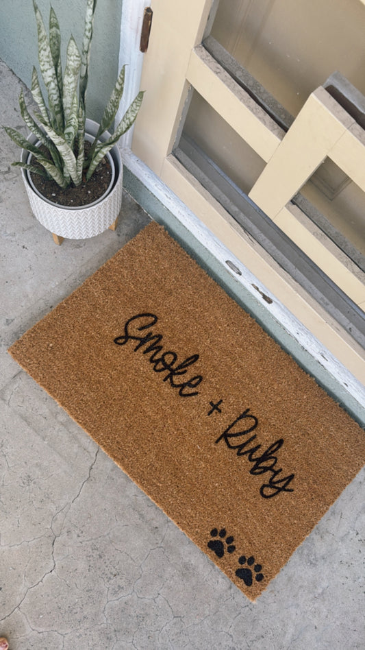 Name & Name Doormat