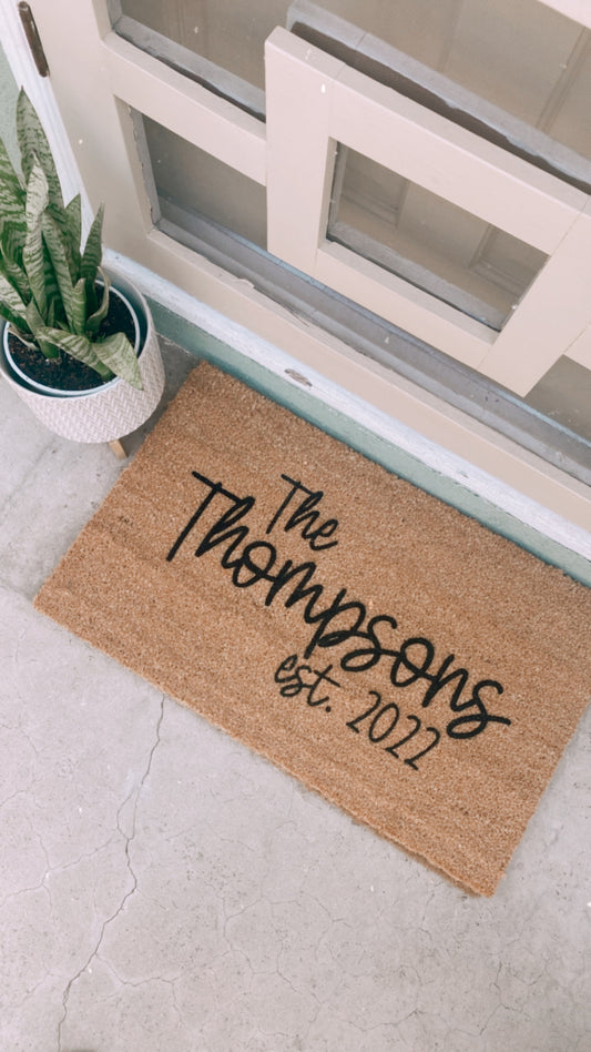 The Last Names Doormat