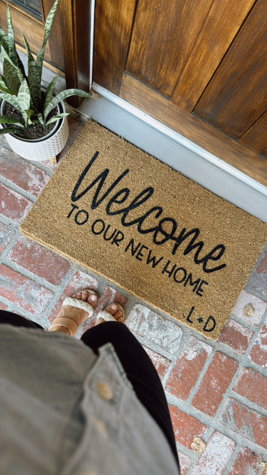 Welcome to our New Home Doormat
