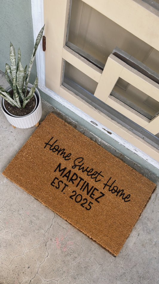 Home Sweet Home Doormat (Option 1)