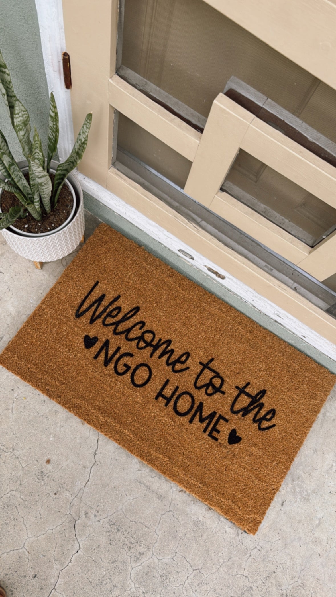 Welcome to the Name Home Doormat