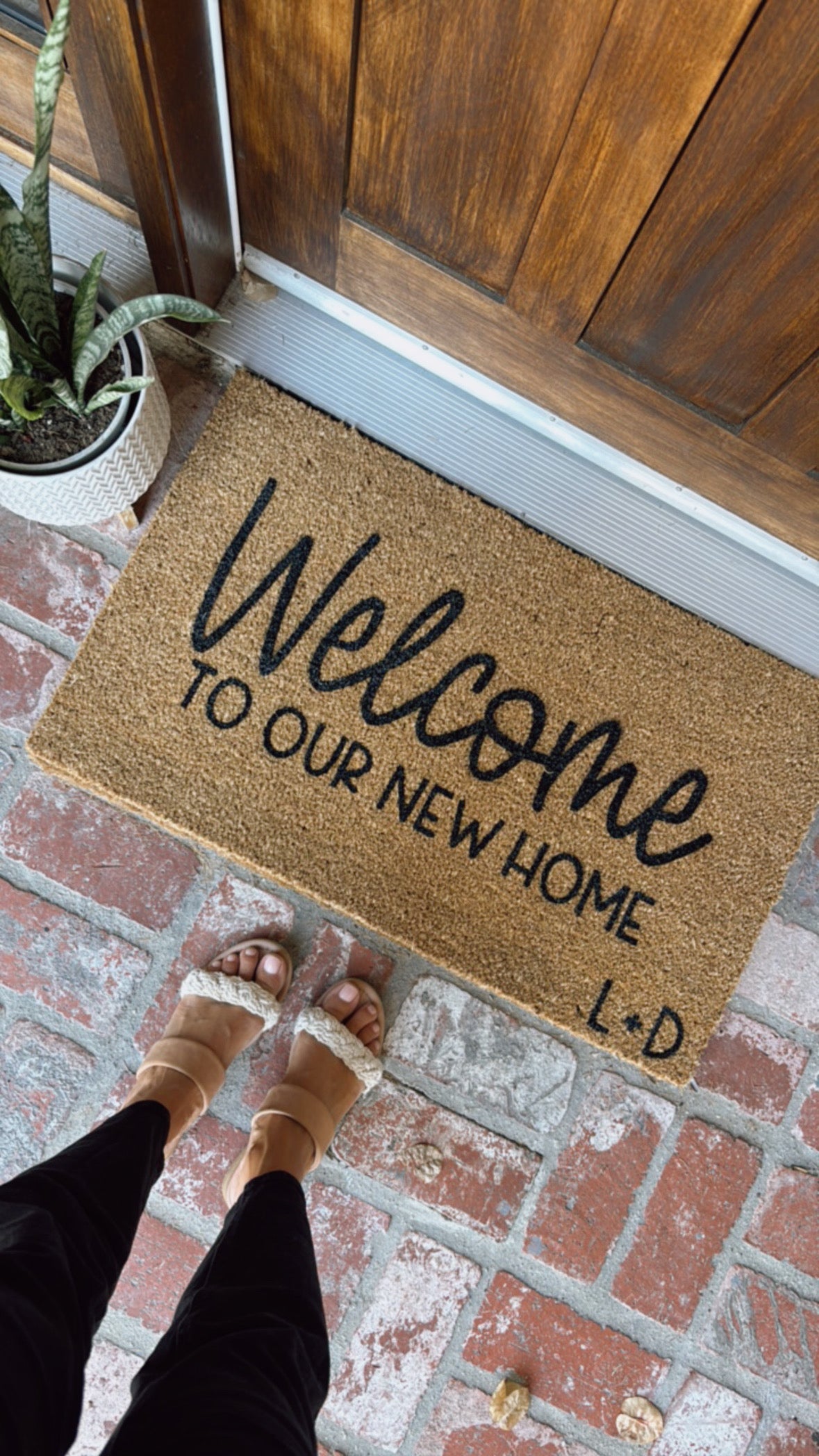 Welcome to our New Home Doormat