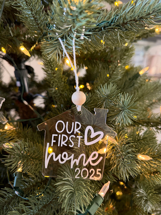 Our First Home Ornament 2025