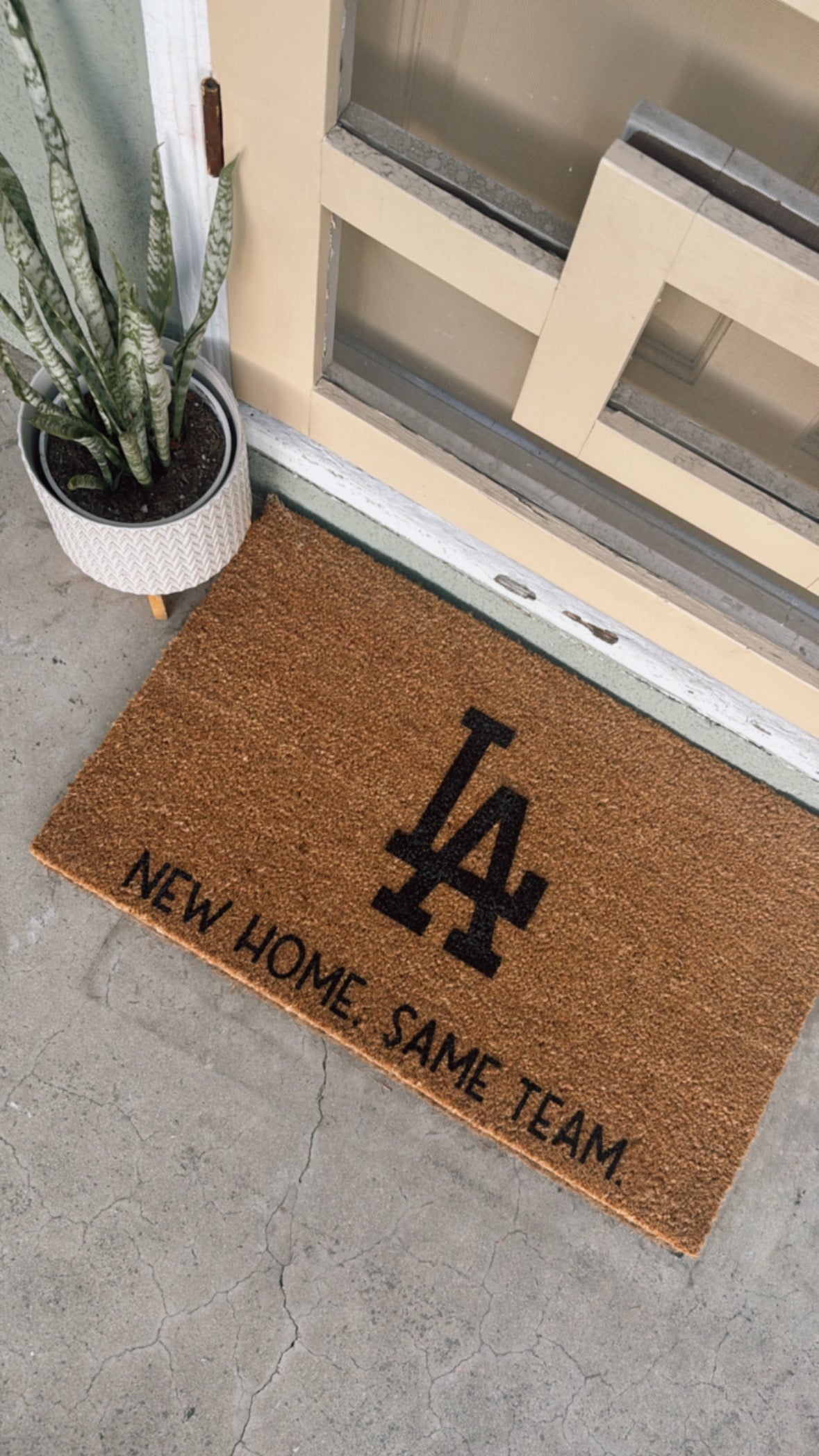 LA New Home, Same Team Doormat