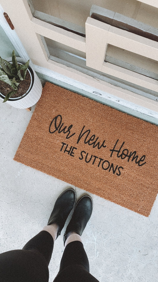 Our New Home Doormat
