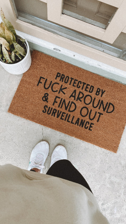Protected by Fuck Around & Find Out Surveillance Doormats