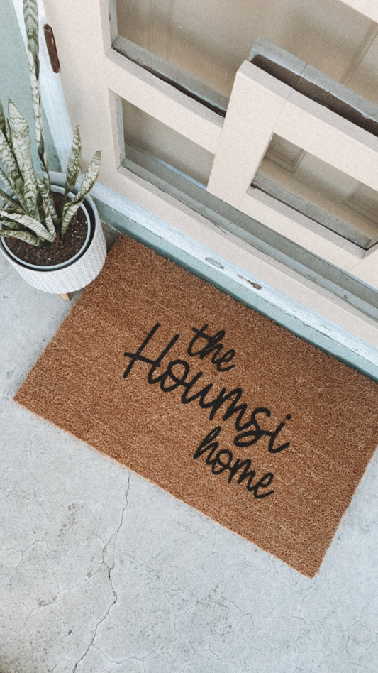 The Last Name Home Doormat