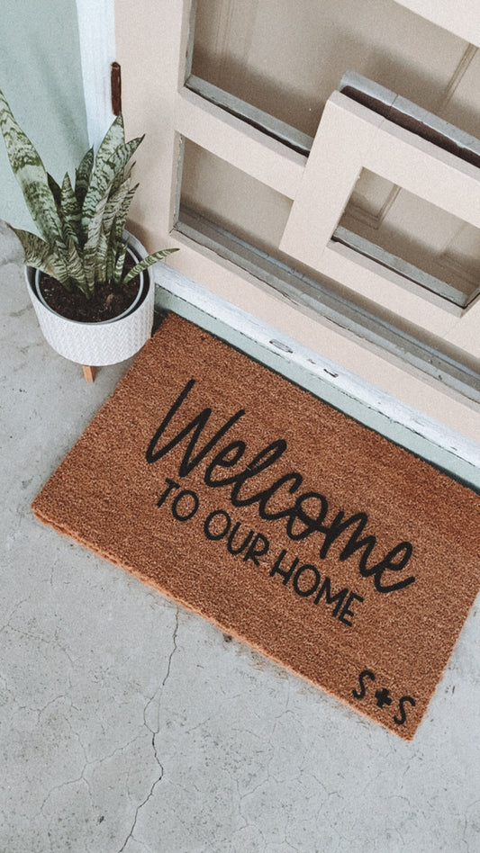 Welcome to our Home Doormat