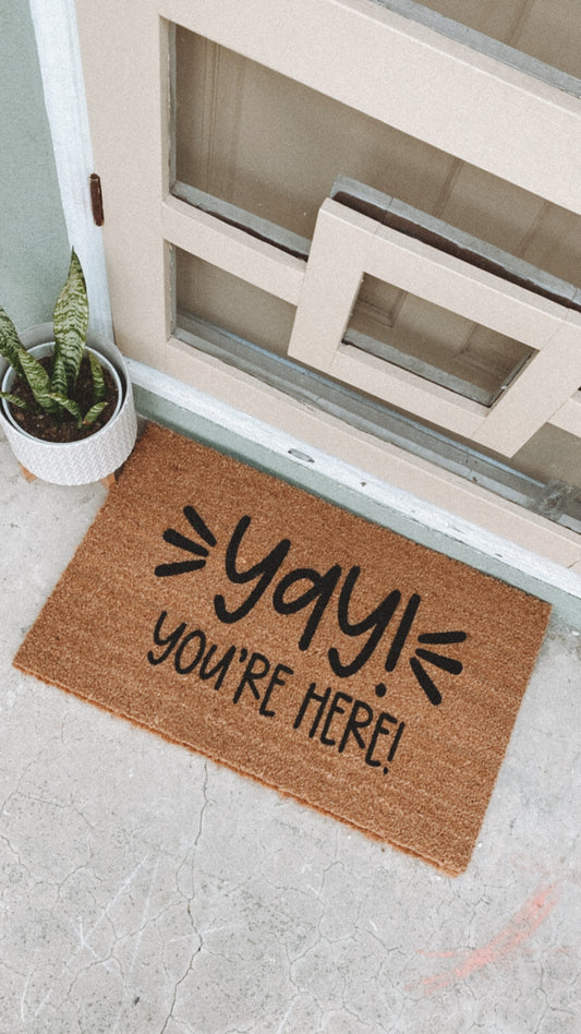 Yay you're here! Doormat